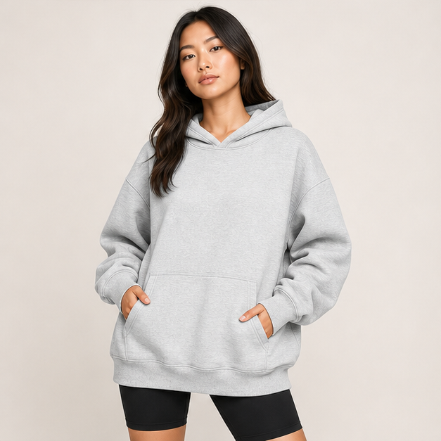 Women's Oversized Hoodies Fall Outfits | Gentle Skin Feel, Aesthetic Drop Shoulder, Large Kangaroo Pocket, Seamless Daily Outfit Match - image 3