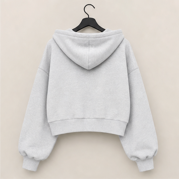 Women's Zip Up Hoodie Lightweight Sweatshirt Drop Shoulder Casual Athletic Jacket - image 2