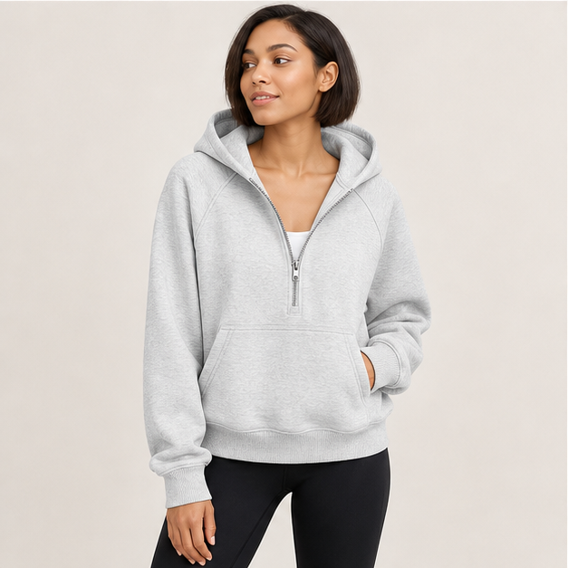 Women's Hoodies Fleece Fall Fashion Outfits Workout Sweatshirts Y2k Winter Zip Up Jackets Oversized Tops Clothes - image 3