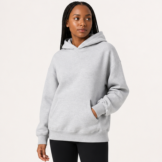 Women's Hooded Hoodies Sweatshirts - Long Sleeve Crewneck Sweaters With Pocket Fashion Spring Oversized Clothes - image 3