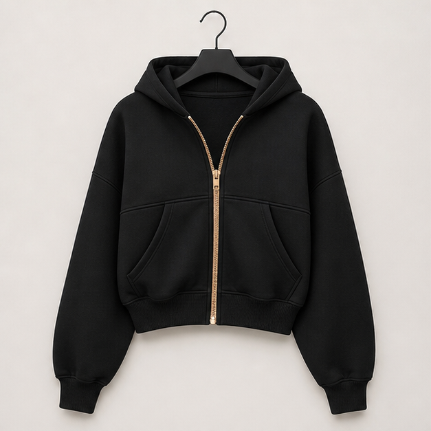 Women Sweatshirt Zip Up Hoodie Fall Fashion Trendy Long Sleeve Jackets Winter Clothing Outfits - image 1