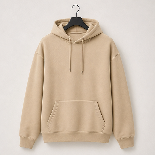 Men's Cotton Hooded Fashion Long Sleeve Hoodies Casual Drawstring with Pockets Pullover Sweatshirt for Men - image 1