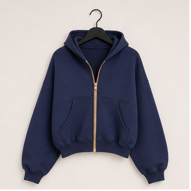 Women Sweatshirt Zip Up Hoodie Fall Fashion Trendy Long Sleeve Jackets Winter Clothing Outfits - image 1